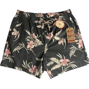 Faherty Mens Essential Drawstring Short XXL (42) Orchid 6.5" Inseam Charcoal F16